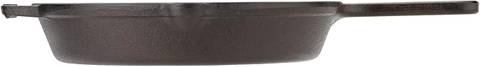 Mercer Culinary Pre-Seasoned Cast Iron Skillet, 10.25-Inch