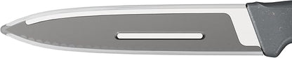Zyliss Serrated Paring Knife – German Stainless Steel Blade with Sustainable Wheat Straw NonSlip Handle –Kitchen Knife for Fruits & Vegetables – Blade Guard Included – Dishwasher Safe – 3.9 inches