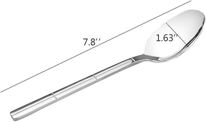 12-Piece Stainless Steel Dinner Spoons Table Spoons, 7.83-Inch