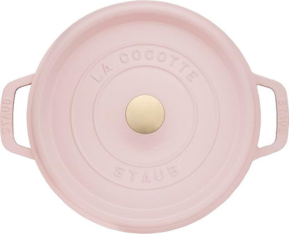 Staub Cast Iron 4-qt Round Dutch Oven - Peony Pink