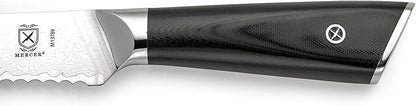 Mercer Culinary M13789 Premium Grade Super Steel, 8-Inch Serrated Bread Knife, G10 Handle