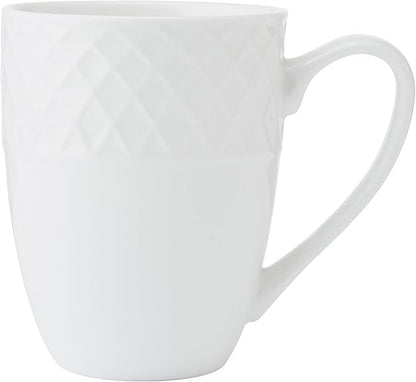 Mikasa Trellis Bone China Lightweight Chip Resistant 40 Piece Dinnerware Set, Service for 8
