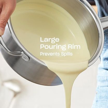Fissler M5 Pro-Ply 5-ply Stainless Steel Saucepan, 1.5 Quart