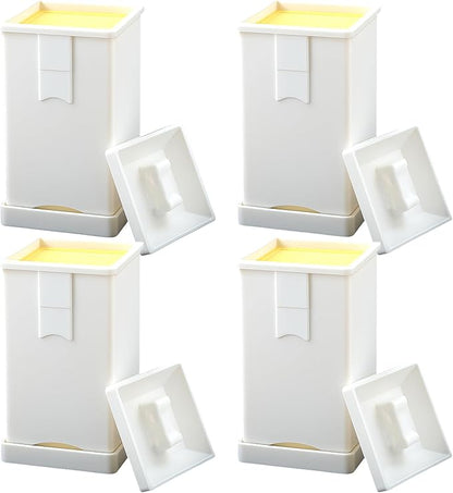 4 Pack Plastic Butter Spreader Corn Cob with Cover Butter Spreader for Corn, Bread & Cooking for Even Spread on Toast, Pancakes, Waffles & Grilling