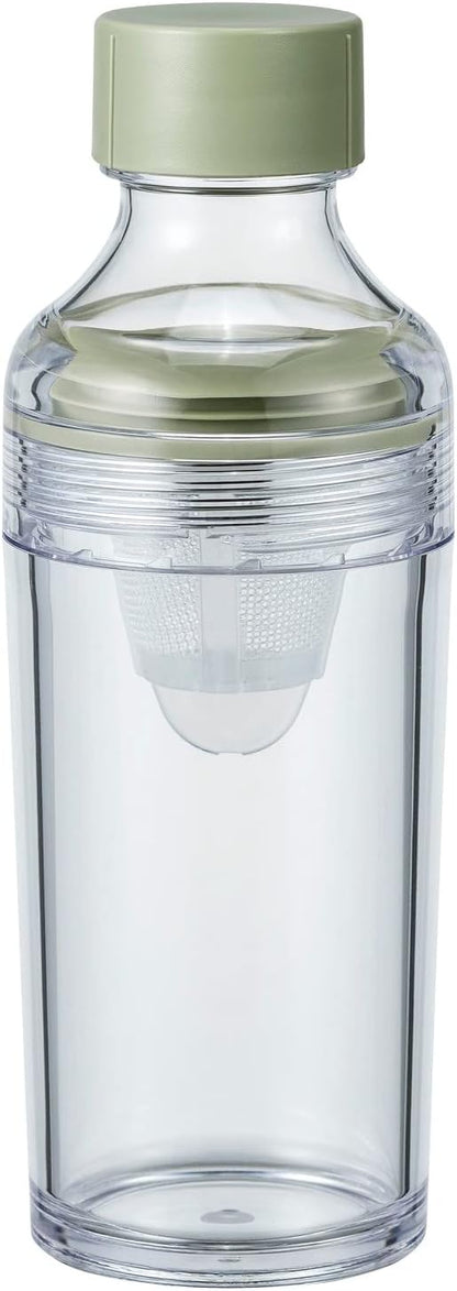 Hario Cold Brew Tea Portable Bottle, 160ml, Smoky Green