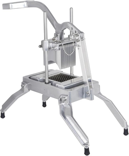 Hakka Commercial Onion Slicer, Vegetable Fruit Cutter with 3/16" & 1/4" Blades Heavy Duty Onion Cutter Stainless Steel Removable and Replaceable Kattex Chopper Tomato Slicer, Sliver