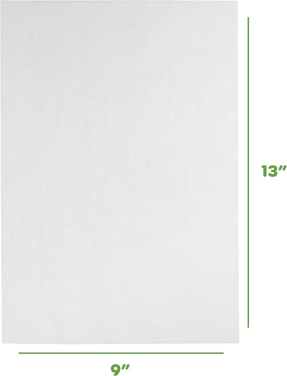 GUSTO [9 x 13 Inch - 200 Count] Pre-Cut Parchment Paper Baking Sheets, Non-Stick, Unbleached, Parchment Paper Sheets for Baking & Cooking - White - Formerly Comfy Package