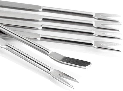 Artcome Seafood Tools Set including 7 Forks and 6 Lobster Crab Crackers Nut Cracker Set
