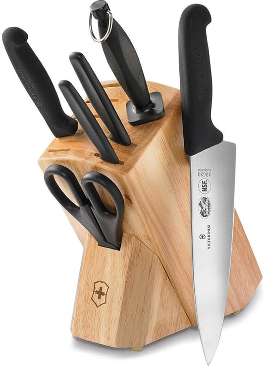 Victorinox Fibrox Pro 7-Piece Cutlery Block Set