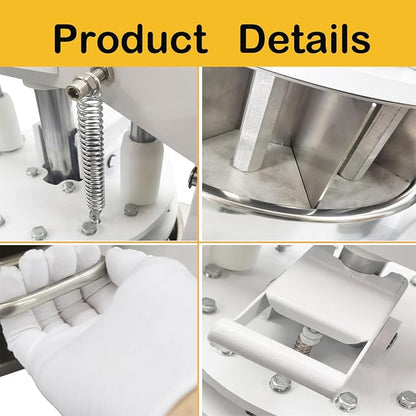 Manual Dough Divider 24pcs, Commercial Dough Dividing Cutting Machine, Stainless Steel Dough Cutter for Bakery, Pizzeria