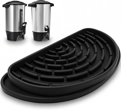 MIMORE Drip Tray - Silicone Coffee Drip Tray for Hamilton 45 Cup and Large Coffee Maker - Drink Dispenser Drip Pan Catcher