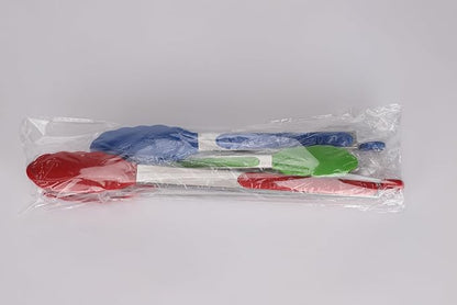 Hotec Premium Stainless Steel Locking Kitchen Tongs with Silicon Tips, Set of 3-7", 9" and 12" multicolor