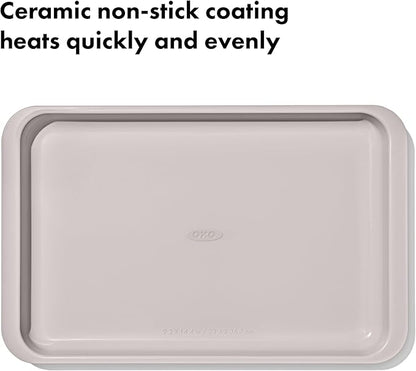 OXO Good Grips Non-Stick Pro Ceramic Coated Metal Bakeware Jelly Roll Pan – Storm Blue
