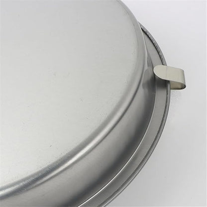 Easy Release Pans Round with Lever, 9.7" Quick Release Easy-Out Cake Pan Set,Baking Tools Pans Stainless Steel Round,Apple Pie Bake & Serve Sets, For All Kinds of Bases (2)