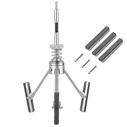 DASBET Engine Brake Cylinder Hone | Engine Cylinder Hone Tool for Grinding Holes Adjustable Deglazer 2" to 6-1/2" Diameter with Extra 3-Piece 3'' Long Stones 220 Grit (3")