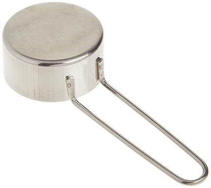 American METALCRAFT, Inc. 1/4 Stainless Steel Measuring Cup, 1/4-Cup, Silver,MCW14