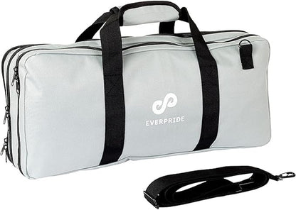 EVERPRIDE Chef Knife Bag Holds 20 Knives PLUS Large Zippered Compartment for Kitchen Tools – Durable, Large Knife Bag for Chefs – Knives Not Included