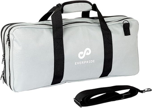 EVERPRIDE Chef Knife Bag Holds 20 Knives PLUS Large Zippered Compartment for Kitchen Tools – Durable, Large Knife Bag for Chefs – Knives Not Included