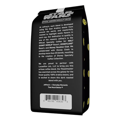 Joffrey's Coffee - STAR WARS™ Double Saber Blend, STAR WARS Licensed Coffee Collection, Artisan Dark Roast, Robust & Smooth Taste, Brew or French Press (Ground, 11oz)