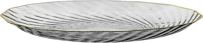 PLASTICPRO 120 Pack Plastic Plates Set of 60-10 inch Plates and 60-7 inch Plates, Elegant Clear Spiral and Gold Rim Disposable Fancy Plates Premium Heavyweight