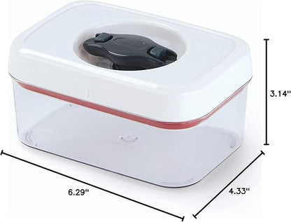 Zyliss Twist & Seal .5 Qt Storage Container - Dishwasher-Safe, BPA-Free Food Storage Container for Kitchen and Pantry Organization - Perfect for Flour, Rice, Pasta, Dog Food, or Cat Food