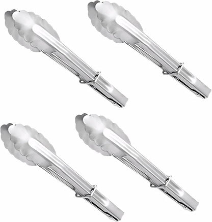 Tongs for Cooking,Mini Tongs Small for Serving Food,4 PCS of 7 Inches
