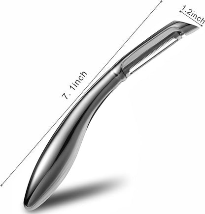 LIIGEMI Premium Stainless Steel Vegetable Peeler,I Sharp Potato Peeler for Kitchen,Practical and Comfortable Stainless Steel Veggie Peeler Machine