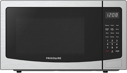 FRIGIDAIRE 1.1 Cu Ft Stainless Steel Countertop Microwave Oven, Multi Function, Programmable, 1000W, residential kitchen, Stainless
