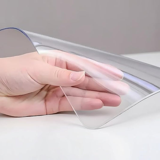 Clear Table Protector 42 x 60 Inch, 1.4mm Thick Waterproof PVC Plastic Table Cover, Durable Table Pad for Dining Room, Kitchen, Writing Desk, and Coffee Tables
