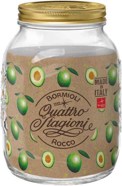 Bormioli Rocco Quattro Stagioni Maxi Collection - Gallon Jar - 3.78 Liter (128 oz.)