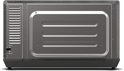 GE Convection Toaster Oven | Quartz Heating Technology | Large Capacity Toaster Oven Complete With 7 Cook Modes & Oven Accessories | Countertop Kitchen Essentials | 1500 Watts | Stainless Steel