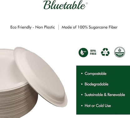 Paper Bowls Disposable Bowls Compostable [1000 Pack] Bulk 12 oz Biodegradable Bowl - Case Pack Good For Hot Soup Chili - Made from 100% Sugarcane, Eco-Friendly Bagasse Bowls Natural [1000 Pack/Case]