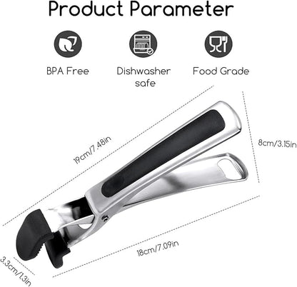 SOLEADER Plate Gripper Compatible With Pizza Pan,Non-Slip Pan Gripper,Hot Plate Bowl Retriever with Food Out from Pots,For Egg Custard For Jidangeng,For Microwave Toaster Oven Steamer,Pack of 2