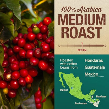 Mayorga Organic Coffee 12oz Mayan Blend - Medium Roast Whole Bean Specialty Grade Coffee, 100% Arabica, Slow Roasted, Chocolate and Floral Flavor with Low Acidity - USDA Organic, Non-GMO, Kosher