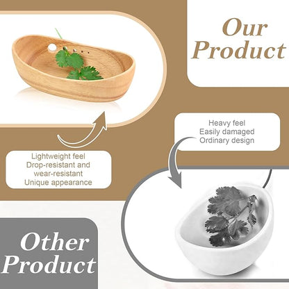 Wooden Herb Stripper Bowl Handmade Herb Stripper Tool with 5 Different Hole Sizes Efficient Herb Peeling Cup Herb Leaf Peeler for Separating Leaves Kale Broccoli Thyme Basil Rosemary