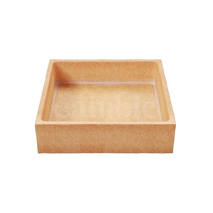 Cambie Medium Square Vanilla Tart Shells, 55mm (2.16") Diameter, French Style Tart Shells, White Chocolate Coating, Pack of 40