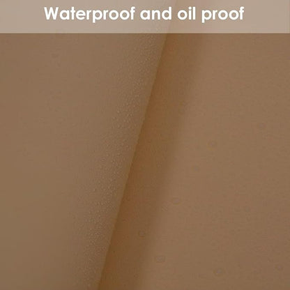 Leather Table Cover,1.8mm Thick,36x60 Inch Table Protector,Table Protector for Dining Room Table,Dining Table Cover,Table Cover Protector,Coffee Table Protector(Khaki+Silvery,36x60)