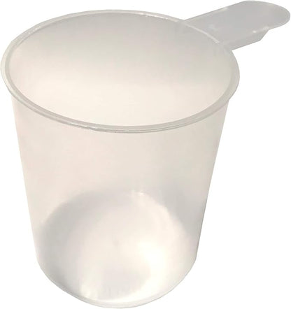 3/4 Cup (6 Oz. | 175 mL) Short Handle Scoop for Measuring Coffee, Pet Food, Grains, Protein, Spices and Other Dry Goods (Pack of 5)
