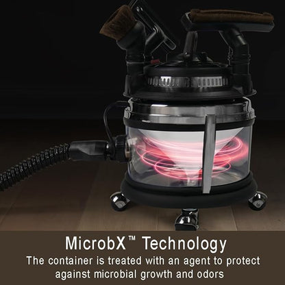 Filter Queen Majestic Surface Cleaner, Red, Canister Vacuum with Bagless Cyclonic Action, The Ultimate All-in-One Cleaning Machine