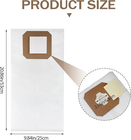 9637 Filter Bags Central Vacuum for Maxum 3/DB3000, Replacement 9520 Vacuflo Maxum Vacuum Systems, 5 Pack