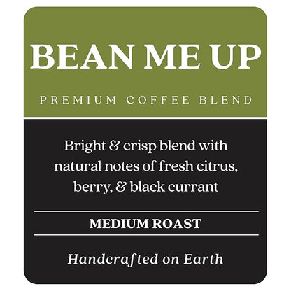Copper Moon Single Serve Coffee Pods For Keurig K-Cup Brewers, Light Roast, Bean Me Up Blend, 36 Count
