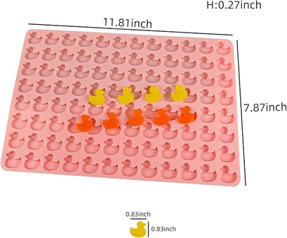 Mini Duck Silicone Molds Pet Molds for Dog Treat 96 Cavity for Baking Biscuits, Cookie, Candy, Chocolate, Gummy, Cookie