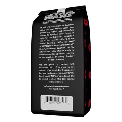 Joffrey's Coffee - STAR WARS™ Dark Side Blend, STAR WARS Licensed Coffee Collection, Artisan Dark Roast, Strong & Smooth Taste, Brew or French Press (Ground, 11oz)