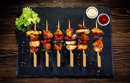 Bamboo Skewers 6 Inch, 200 PCS Cocktail Skewers for Appetizers, BBQ, Fruit Kabobs, Sandwich, Drink