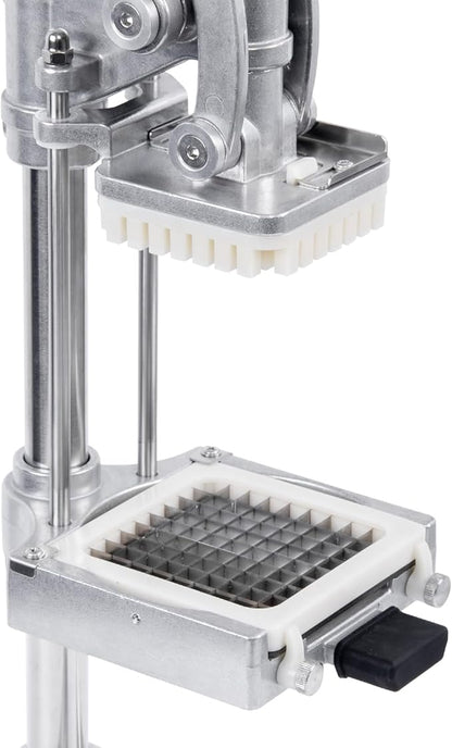 Commercial Vegetable Fruit Chopper, Hand Press Juicer, Professional Citrus Juicer for Lime Lemon, Stainless Steel Food Dicer French Fry Cutter Slicer 1/4″ & 3/8″ & 1/2" Blade