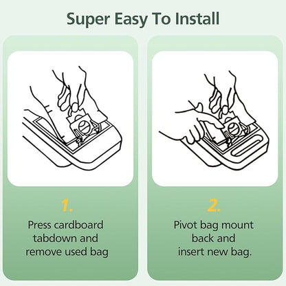 15 Pack Canister Vacuum Cleaner Bags Compatible with Kenmore Canister Type C/Q 5055, 50555, 50557, 50558 and Type C-5, C-18, 53292, 200 Series, 400 Series, 600 Series, 700 Series, 800 Series Vacuum