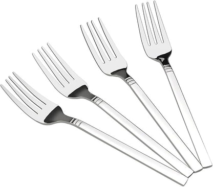 12-Piece Stainless Steel Dessert Forks, Small Fork