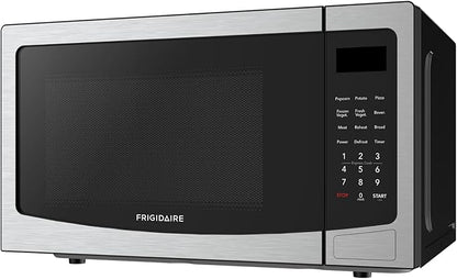 FRIGIDAIRE 1.1 Cu Ft Stainless Steel Countertop Microwave Oven, Multi Function, Programmable, 1000W, residential kitchen, Stainless