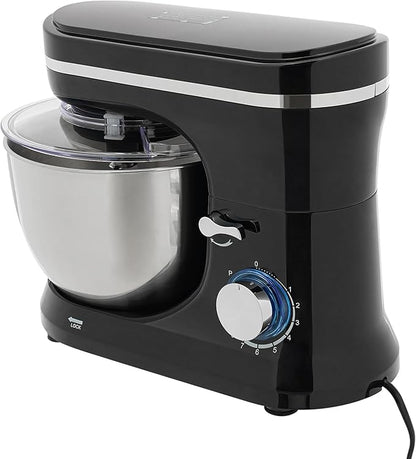 Stand Mixer, 380W 8+1 Speed Multifunctional Kitchen Mixer with 1.19gal Stainless Steel Bowl Tilt-Head Meat Grinder Electric Food Mixer with Beater, Dough Hook and Whisk Black for Most Home Cooks