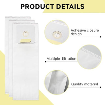 3 Pack 391 Central Vacuum Bags for Nutone 391, 3918, 44186, CV350, CV352, CV353, CV450, CV653 Central Vacuum